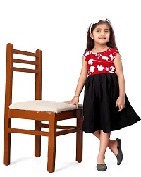 SWAGHOSH Trendy Designer Printed Dress Frock for Baby Girl (4-5 Years, Red)-thumb4