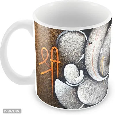 Shri Ganesha Printed Spiritual and Devotional Gift Coffee Mug-thumb2