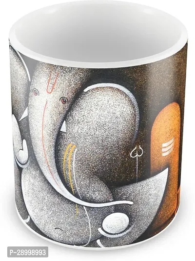 Shri Ganesha Printed Spiritual and Devotional Gift Coffee Mug-thumb0