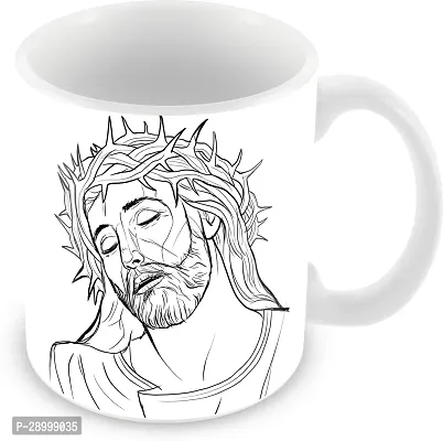 Jesus Crown Spiritual and Devotional Pemium Quality Gift Coffee Mug-thumb0