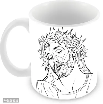 Jesus Crown Spiritual and Devotional Pemium Quality Gift Coffee Mug-thumb2