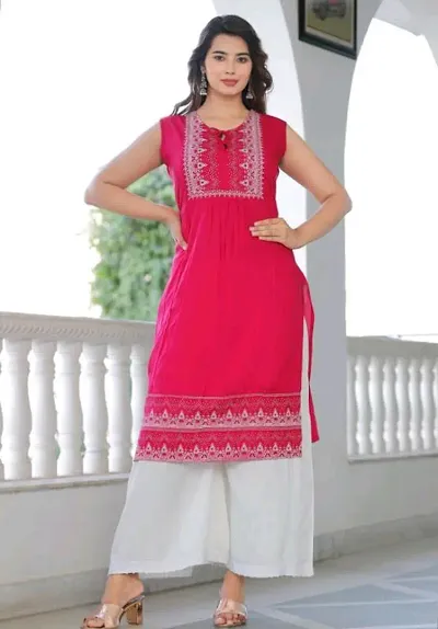 Stylish Rayon Straight Kurta