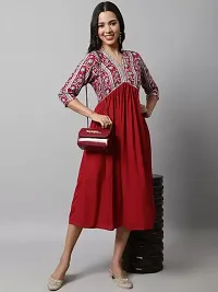 Reehana Fashion Printed Single kurta gown-thumb3