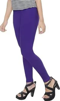 Fabulous Multicoloured Cotton leggings For Women Pack Of 6-thumb2