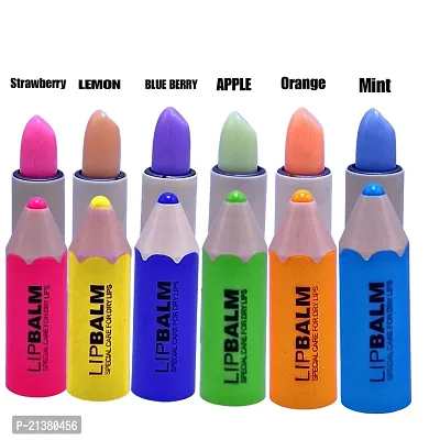 Dream Crayones Colour Lip Blam Combo Pack Of 6 (Multicolor)-thumb0