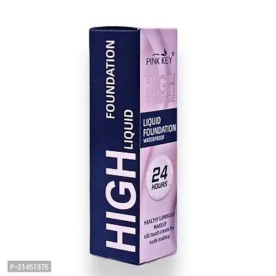 High Coverage Liquid Foundation Waterproof 24 Hours Long Lasting Liquid Foundation All Skin Foundation, 35ml-thumb4