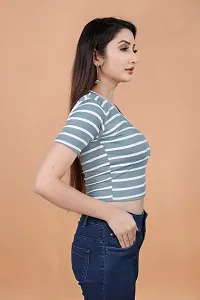 Elegant Cotton Blend Top For Women-thumb2