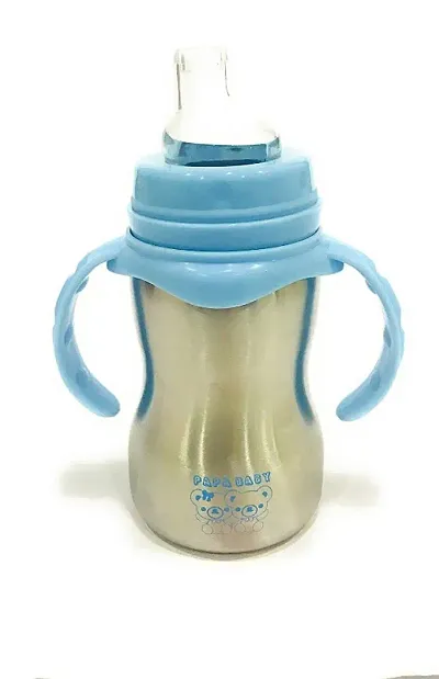 Enjoy Life  Baby 2 in 1 Feeding Bottle in Stainless Steel - 240 ml