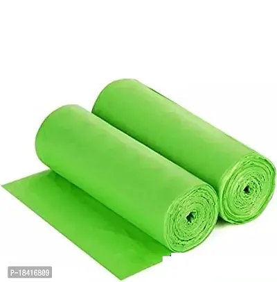 GREEN DUSTBIN GARBAGE BAGS -2 ROLL (SIZE  MEDIUM 19*21)-thumb0