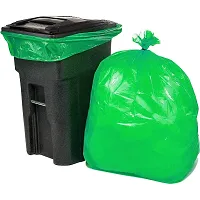 GREEN DUSTBIN GARBAGE BAGS -2 ROLL (SIZE  MEDIUM 19*21)-thumb1