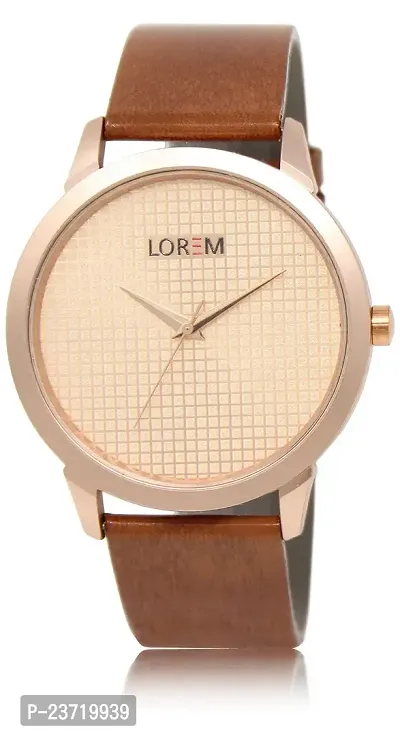 Lorem Rose Gold Casual Analog Watch for Men LR34