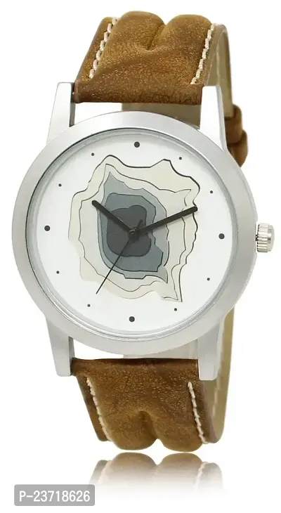 Lorem White 3D Look Analog Watch for Men LR09-thumb0