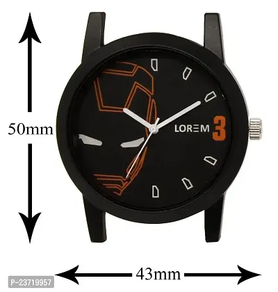 Lorem Multicolor Iron Man Analog Watch for Men LR04-thumb4