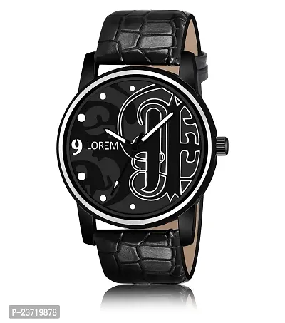 Lorem Black Professional Look Analog Watch for Men LR70