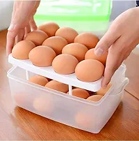 Loukya Eggs Storage Trays - 24 Grid Egg Storage Box,Stackable Egg Carriage Container,Egg Holder Trays with Lid and Lock,for Fridge/Countertop/Kitchen Egg Storage Box (Multi Color)-thumb3