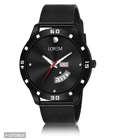 Lorem Black Classic Analog Watch for Men LR73