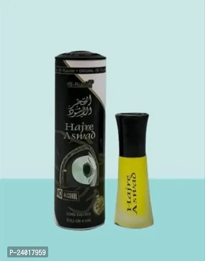 Al Nuaim Brand Original Hajre Aswad 6Ml Great Fragrance Long-Lasting (Unisex) Floral Attar-thumb0