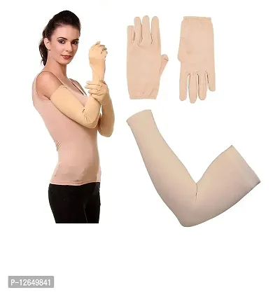 Buy Lp London Paree Combo Of Lovely Cotton Skin Series Full Gloves And Arm  Sleeves Hand Glove For Sun Protection Bike Riding (kp_skin Half Full And  Tube) Online In India At Discounted
