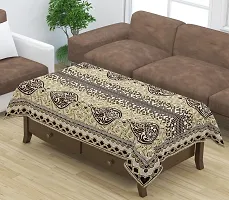 Stylish Fancy Cotton Jaquard Combo Set Of 5 Seater Sofa Cover With 1 Table Cover-thumb2