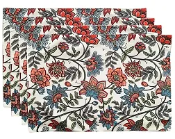 TH Tasseled Home Premium Washable Placemats for Dining Table, Wedding Party, Modern Dining Room, Restaurant Table,Home D?cor Gifting (13in x 19in, Set of 4, Multicolor) (Jacobean)-thumb3