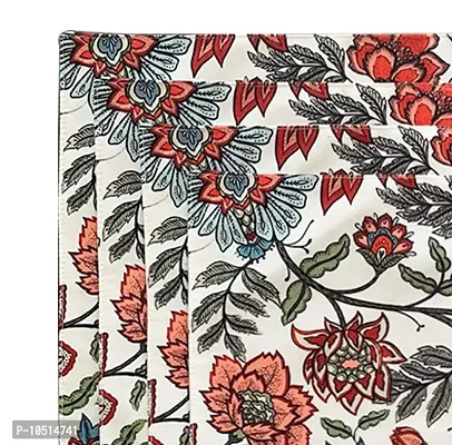 TH Tasseled Home Premium Washable Placemats for Dining Table, Wedding Party, Modern Dining Room, Restaurant Table,Home D?cor Gifting (13in x 19in, Set of 4, Multicolor) (Jacobean)-thumb5