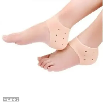 Premium Quality Moisturizing Silicone Gel Heel Socks-thumb0