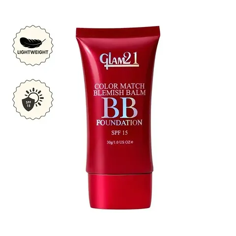 G21 Color Match BB Cream Foundation SPF15 I Foundation  Sunscreen Blemish-free Glow | Non-cakey Daily Use | Non-greasy  Lightweight | Long-lasting Radiant Makeover| 30gm - 05 Medium Tan