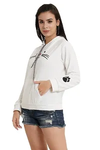 Womens Cat Printed Sweatshirts-thumb1