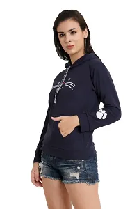 Womens Cat Printed Sweatshirts-thumb1