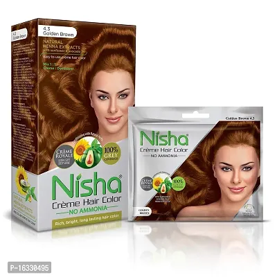 Nisha Cream Hair Color Powder-thumb0