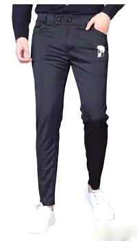 Men's Regular Wear |  Casual Wear | Solid Stretchable Trackpants Lowers Pack Of 2-thumb2