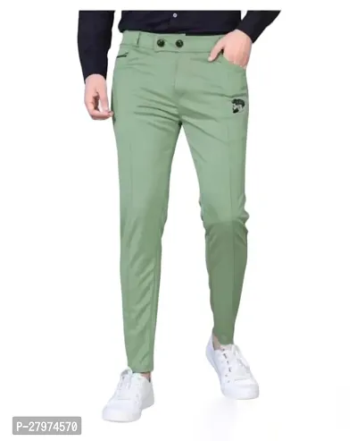 Men's Casual Wear Solid Stretchable Trackpants Lowers Pack Of 2-thumb3