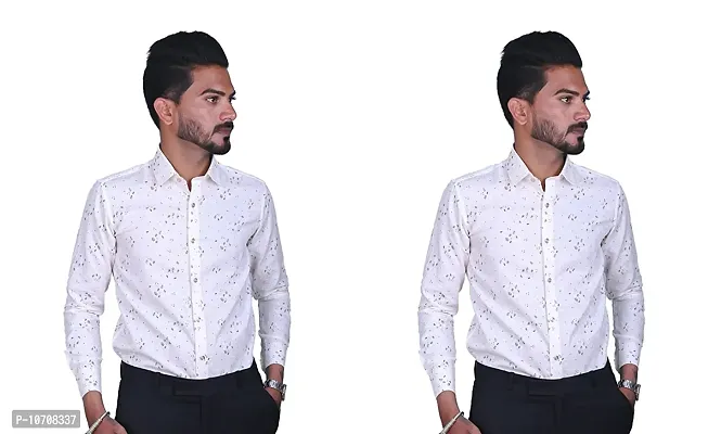 Stylish Fancy Cotton Casual Shirts Combo For Men Pack Of 2