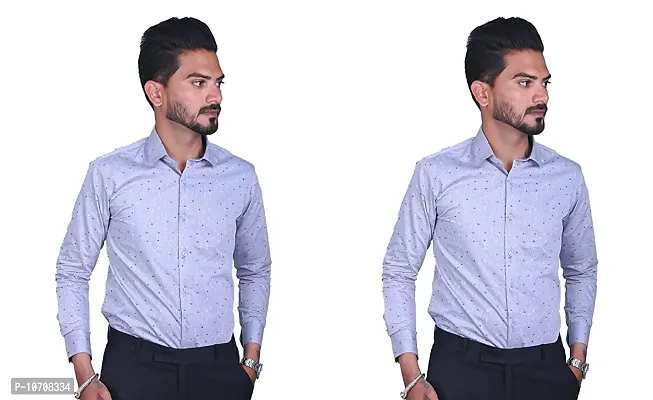 Stylish Fancy Cotton Casual Shirts Combo For Men Pack Of 2