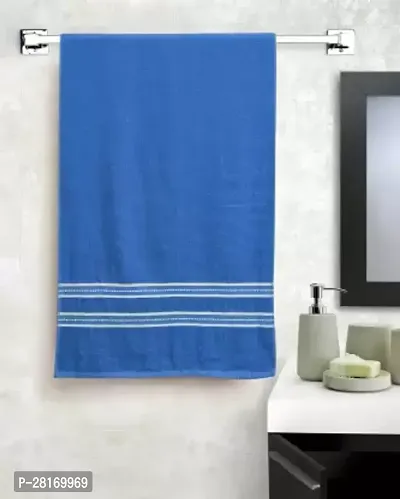 Anand Kumar Abhishek Kumar Regit Cotton 400 Gsm Bath Towel 27 X 54 Inch Blue