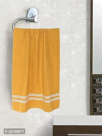 Anand Kumar Abhishek Kumar Home Elite Cotton Bath Towel Set 400 Gsm , Yellow, Pack Of 1