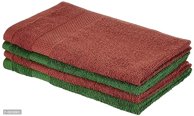 Anand Kumar Abhishek Kumar Solimo Cotton 2 Piece Hand Towel Set, 380 Gsm (Brick Red, Mint Green)