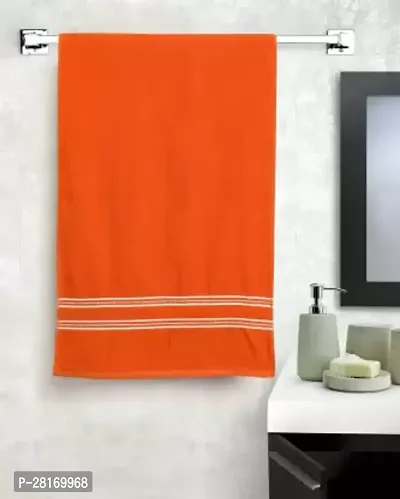 Anand Kumar Abhishek Kumar Regit Cotton 400 Gsm Bath Towel 27 X 54 Inch Orange-thumb0