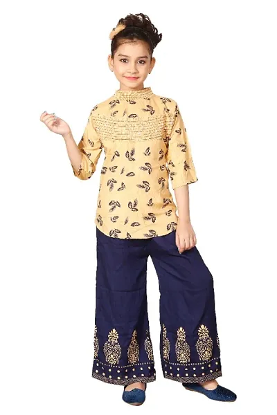 ADSK FASAIN Kurti palazzo SET For girls