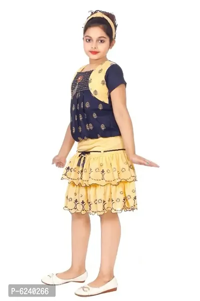 Trendy Rayon Top Skirt Age Start from 3 Years Old Child Girl to 10 Years Child Girl-thumb2