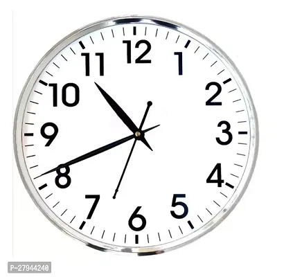 Designer White Plastic Analog Wall Clock-thumb0