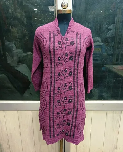 Straight Wool Kurta For Women