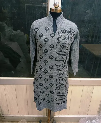 Straight Woolen Kurta For Women