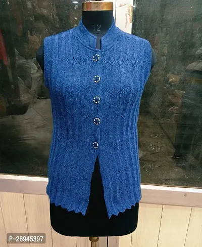 Classic Wool Cardigan Sweater for Women-thumb0