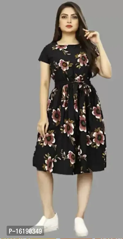 Women Stylish Rayon Dress-thumb0