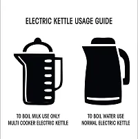 Electric Kettle, 2-Liter Design for Hot Water, Tea,Coffee,Milk, Rice, and Other Multipurpose Cooking Foods Kettle-thumb1