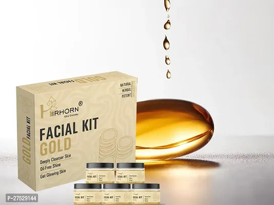 Gold Facial Kit Instant Glow And Shine   All Skin Type