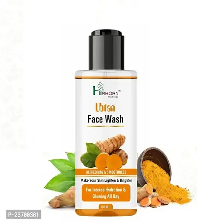 Natural Hirhorn Haldi Ubtan Facewash Men And Women All Skin Types Face Wash Pack Of 1