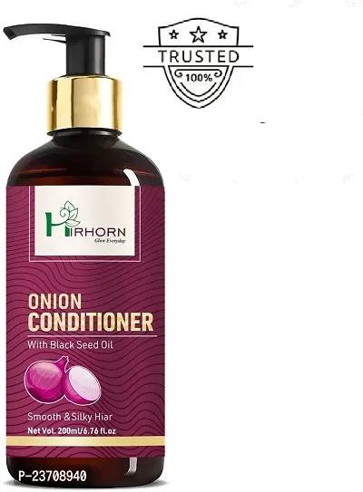 Hirhorn Onion Conditioner 200 Ml ,Hair Growth,Deep Conditioing(200 Ml)