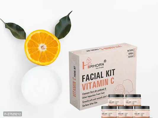 Vitamin C Six Steps Facial Kit For Oil Free  Glowing   Healthy Skin